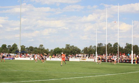 AFL 15 metre goal posts