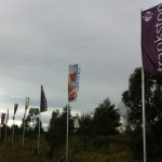 Intrack flagpole project on EastLink for Frankston