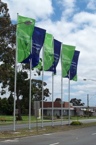 Dandenong Council 10mtr flagpoles