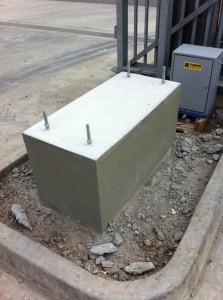 Flagpole base