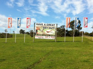 Flagpoles at Gumbuya Park