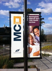 Manningham Council Square Intrack banner pole project